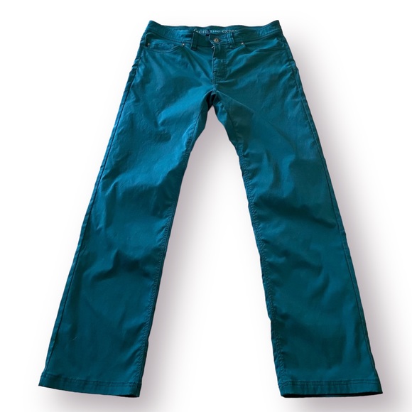 Prana Pants Prana Breathe Mens Gray 34 Slim Fit Nylon Hiking Yoga